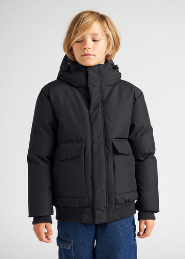 Blouson enfants chaud pour l'hiver Pyrenex Algot noir