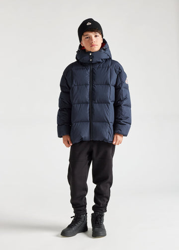 Doudoune à capuche enfant Pyrenex Alma Amiral