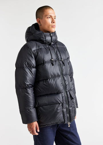 Doudoune à capuche pour homme Pyrenex Evolve Black