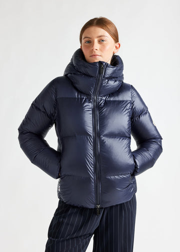 Doudoune femme Pyrenex Karla à capuche Amiral