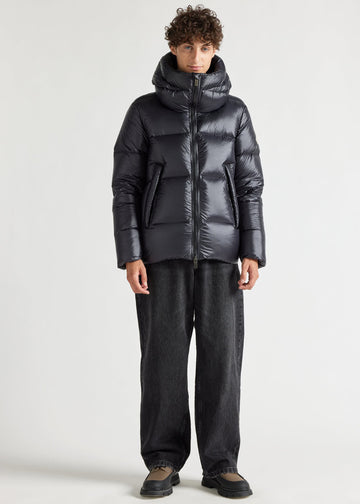 Doudoune homme en duvet naturel Pyrenex Barry Black